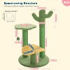 Multi-Level Indoor Cat Tree with Perch & Ball & Scratching Posts - 3 of 4