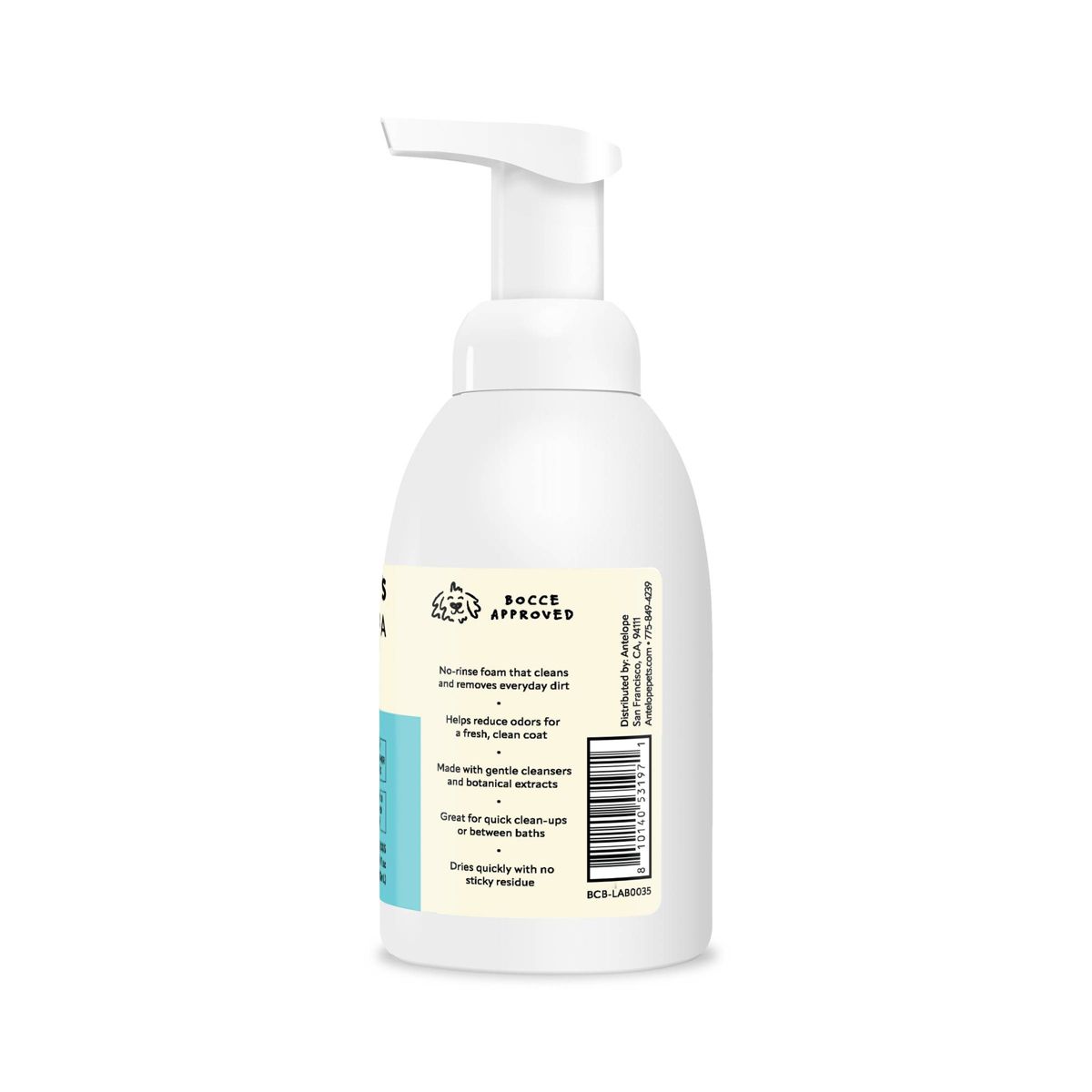 Bocce's Bakery Don't Worry Don't Rinse Me Pet Shampoo - 18oz - thumbnail 3