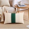 REGALWOVEN Sofa Living Room Boho Farmhouse Decor Geometry Weave Throw Pillow Covers 2 Pcs - 2 of 4