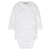 Gerber Baby Neutral Long Sleeve Onesies Bodysuits - Sheep - Preemie - 6-Pack - 3 of 4