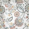2pc No. 918 Sheer Signy Jacobean Pattern Rod Pocket Kitchen Curtain Tier Pair White - 2 of 3
