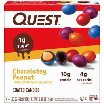 Quest Nutrition Chocolatey Peanut Coated Candies - 4ct