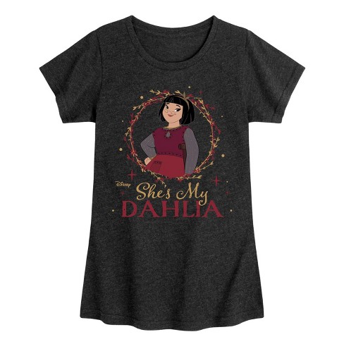 Girls' - Disney - Shes My Dahlia Fitted Short Sleeve Graphic T-Shirt - image 1 of 4