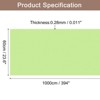 Unique Bargains Wallpaper, Peel and Stick Wallpaper Contact Paper Solid Color Vinyl Self-Adhesive Wall Paper Decorative Green 394"x23.6" - 2 of 4
