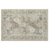 Washable Area Rug Vintage Distressed Rug Non Slip Rug Low Pile Rugs Oriental Throw Rug Foldable Indoor Carpet for Living Room Bedroom Playroom - 4 of 4