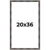 PosterPalooza | Shadow Box 1.75" Deep Brown Picture Frame - UV Acrylic, Foam Board Backing, Hanging Hardware - 2 of 4