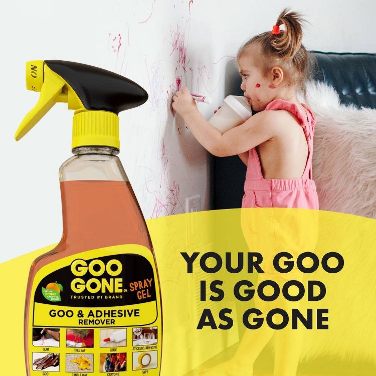 Goo Gone Citrus Adhesive Remover Spray Gel - 12 fl oz: Carpet Cleaner, Multipurpose Stain Remover, 6 of 7