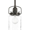 Progress Lighting Calhoun 1-Light Pendant, Antique Bronze, Parchment-Finish Glass Shade - 2 of 4