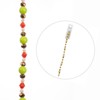 Crystal Lane DIY Designer 7in Bead Strand Glass Green and Orange Assorted - 4 of 4