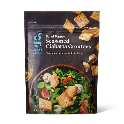 Seasoned Ciabatta Croutons Salad Topper - 4.5oz - Good & Gather™