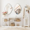 Beautyolove 23 in. W x 37 in. H Scalloped Black Decorative Wall Mirror - 2 of 4