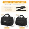 Generic Underseat Carry On Luggage Lightweight Travel Tote Weekender Bag Overn - 3 of 4