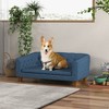 PawHut Raised Dog Sofa, Elevated Pet Sofa for Small and Medium Dogs, with Removable Soft Cushion, Anti-slip Pads, Simple Installation - 2 of 4