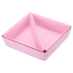 Unique Bargains Felt Square and Triangle Desk Drawer Organizers Tray 3 Pcs - 1 of 4