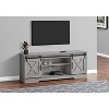 Monarch Specialties Tv Stand 60 Inch Console Media Entertainment Center Storage Cabinet Living Room Bedroom Laminate Grey Transitional - 4 of 4