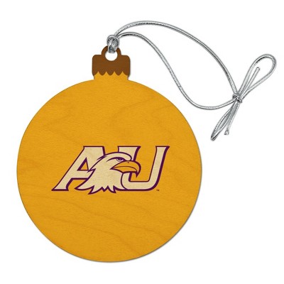 Ashland University Secondary Logo Wood Christmas Tree Holiday Ornament
