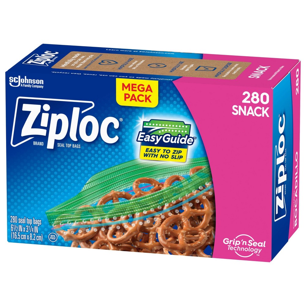 Ziploc Snack Bags - 280ct