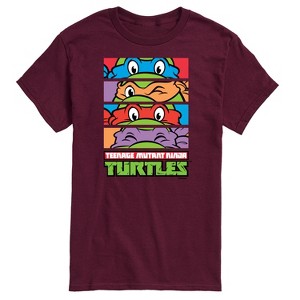 Men's - Teenage Mutant Ninja Turtles - Stacked Faces Short Sleeve Graphic T-Shirt - 1 of 4