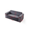 3-Seater Corduroy Memory Foam Sofa-in-a-Box with Deep Seat and No Installation Design - 2 of 4