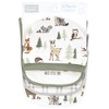 Hudson Baby Infant Boy Cotton Bib and Caps Set, Forest Animals, One Size - image 2 of 4