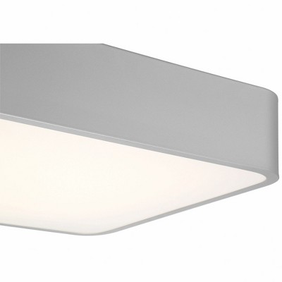 Granada White Glass LED Flush Mount Light