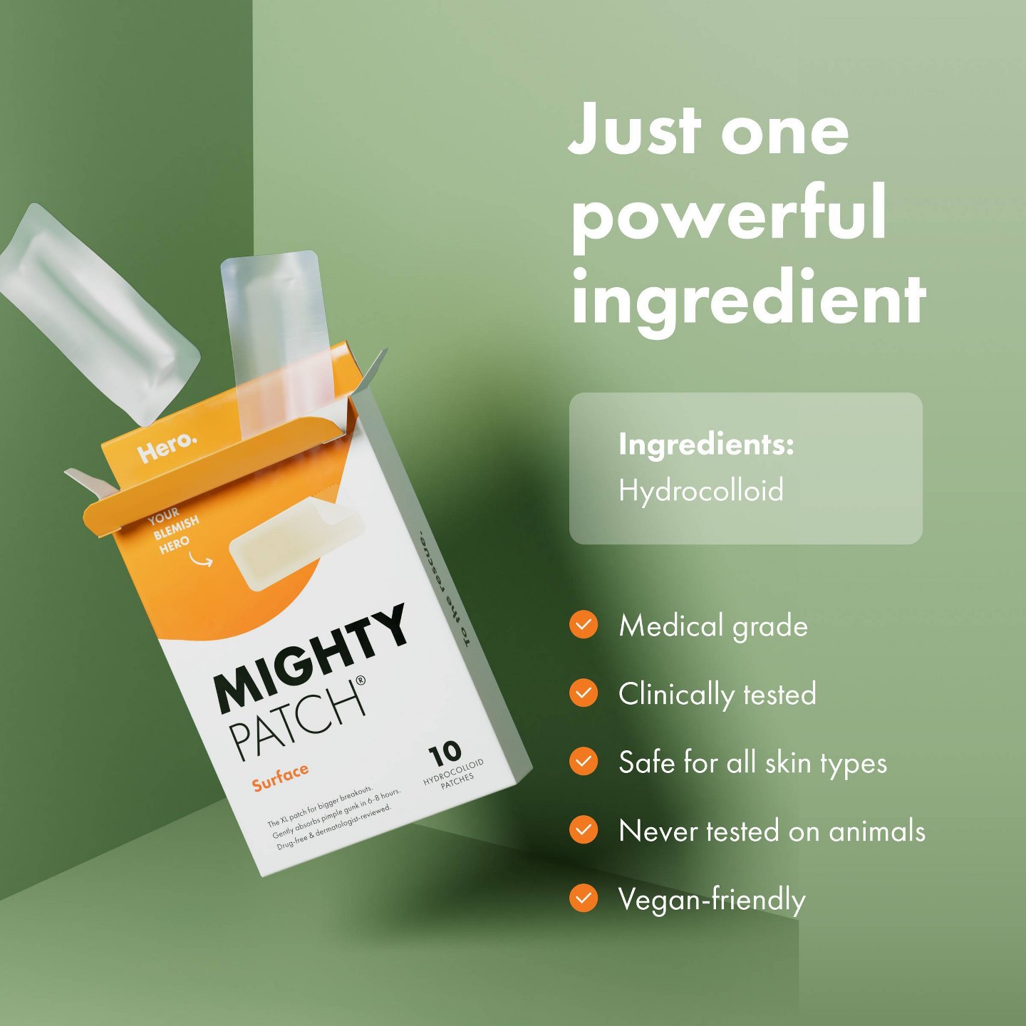 Патчи Hero Cosmetics Mighty Patch Surface, 10 шт. — фото 6