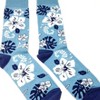 Aloha Hawaiian Floral Hibiscus Pattern Socks from the Sock Panda (Men's Sizes, Adult Large) - 3 of 3