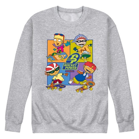 Men's - Rocket Power - Skate Life Graphic Fleece Sweatshirt : Target