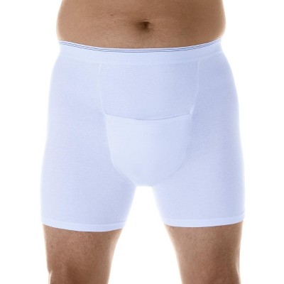Wearever Men’s Incontinence H-Fly Boxer Brief Maximum Absorbency