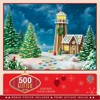 MasterPieces Inc Gingerbread Lighthouse 500 Piece Glitter Jigsaw Puzzle - image 3 of 4