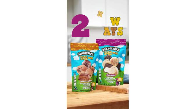 Ben &#38; Jerry&#39;s S&#39;Mores Frozen Cookie Dough Mix - 8oz, 2 of 9, play video
