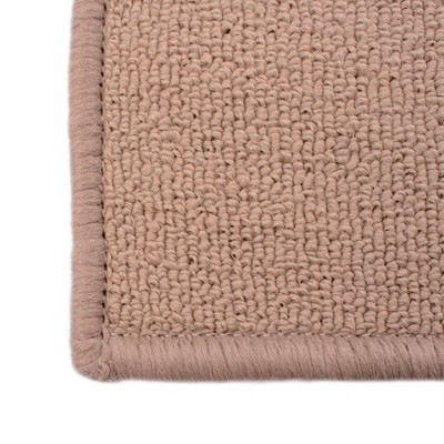Beige Oval Synthetic Non-slip Accent Rug, 20" x 30"