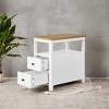 End Table with Drawers for Living Room Living Room Side Table with Drawers Narrow Coffee Table with Charging Station - 4 of 4