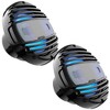 Hertz Marine (2 Pair ) HMX 8 LD-TC - 8" 4-Ohm Coaxial Marine Speakers with RGB LEDs, Black Grilles, Pair - 2 of 4