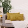 Unique Bargains Shaggy Plush Faux Fur Throw Patterned Pillow Covers 2 Pcs - 2 of 4