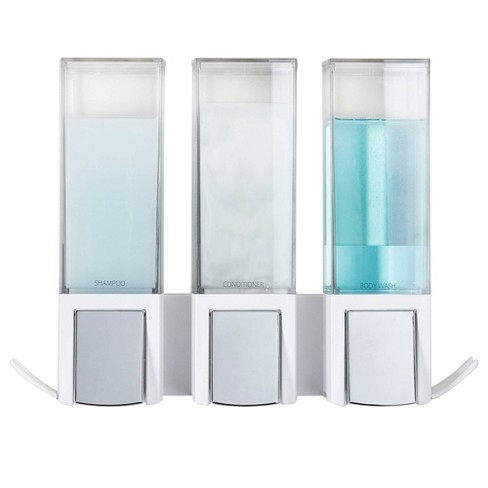 simplehuman Wall-Mounted Shampoo & Soap Dispensers