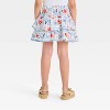 Girls' Stitch Tiered Skirt - The Disney Collection by Cat & Jack™ Cream - 2 of 3