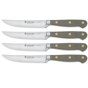 Wusthof Classic 4 Piece Steak Knife Set, Velvet Oyster - 1 of 3