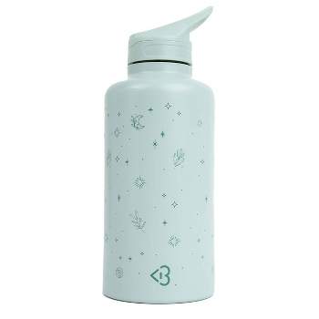 .com: POPFLEX by Blogilates Cottagecore Water Bottle - 40 Oz.  Insulated Water Bottle for Ice Cold Liquids - Cute Sweat Proof Stainless  Steel Water Bottles - Easy Crystal Clear Flip Top Straw