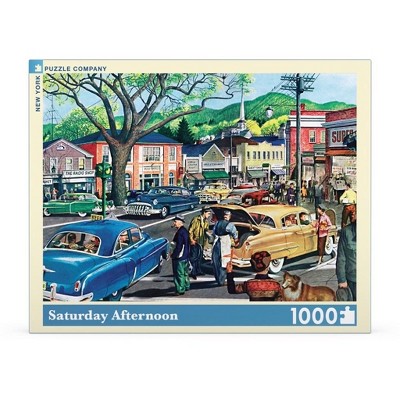 New York Puzzle Company Saturday Afternoon 1000 Piece Puzzle