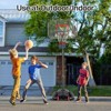 Metal Basketball System, Adjustable Height 77 in-102 in (6.46 ft-8.53 ft) Portable Impact Basketball Outdoor Basketball Frames with 33in Basketball - 2 of 4