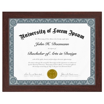 Americanflat 8.5x11 Diploma Frame - Document Frame with Shatter-Resistant Glass and Engineered Wood - Certificate Frame for Tabletop and Wall