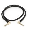 Monoprice Pro Audio Cable - 3 Feet- Black | 1/4 Inch (TRS) Right Angle Male to Right Angle Male 16AWG Cable Cord (Gold Plated) - Premier Series - 2 of 4
