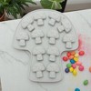 Unique Bargains Chocolate Mould 12-Cavity Mushroom Candy Mould Hand Wash 7.05"x6.38"x0.63" 1 Pc - 2 of 4