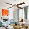 Bella Depot 52" Farmhouse Brown Wood Ceiling Fan 6-Speed Reversible Blades with Remote Control and Light Kit(Bulbs not Included) - 4 of 4