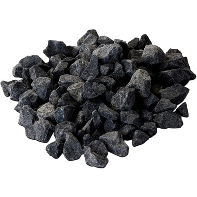 Farmlyn Creek Decorative Rocks for Planters, Vase, Aquarium, and Terrariums, Black, 2lbs