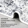 Ultra Soft Oriental Design, Pet & Child Friendly, Machine Washable, Non-Slip, Stain Resistant, Foldable Carpet - 3 of 4