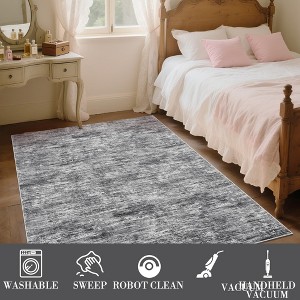 COZONY Large Area Rug, Machine Washable Non-Slip Low Pile Modern Solid Color Floor Carpet for Living Room, Bedroom, Office - 1 of 4