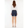 Women's Mid Rise Hem Detail Shorts - KanCan - image 4 of 4