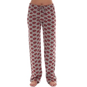 Just Love Womens Halloween Print Knit Jersey Pajama Pants - 1 of 3